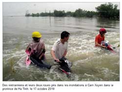 Inondations: 59 morts dans le centre du Vietnam Inondations: 59 morts dans le centre du Vietnam