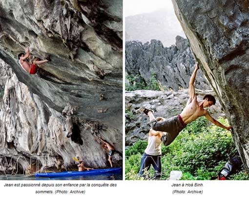 Jean Verly, le «spider man» des falaises vietnamiennes 