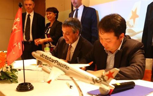 Jetstar Pacific et AirFrance Industries signent un contrat de fourniture d'équipements