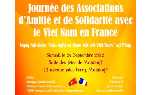 La Journée des Associations d’amitié et de solidarité avec le Vietnam en France