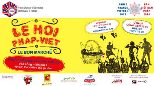 A Hô Chi Minh-Ville : festival gastronomique franco-vietnamien (Lễ hội Pháp-Việt / Le bon marché)
