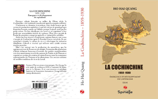 Livre - "La Cochinchine (1859-1930) - Emergence et développement du capitalisme" de Ho Hai Quang