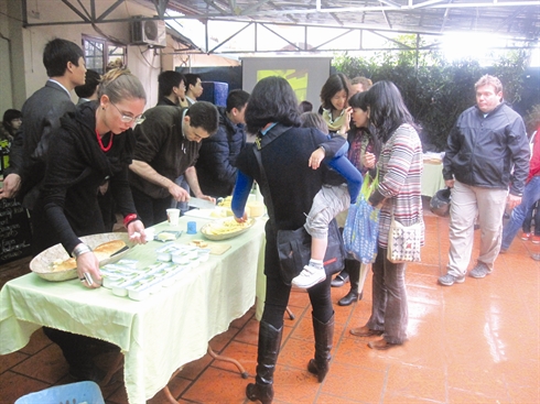 Le marché «à la française» de Hanoi 