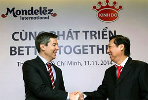 Mondelez International: investissement au Vietnam