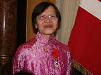 Une Viet kieu décorée de la Légion d’honneur Une Viet kieu décorée de la Légion d’honneur