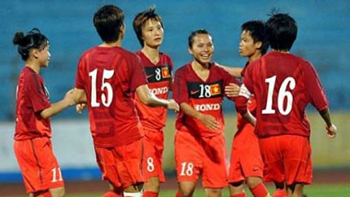 Vietnam: Le onze féminin qualifié pour l’Asian Cup 2014 Vietnam: Le onze féminin qualifié pour l’Asian Cup 2014