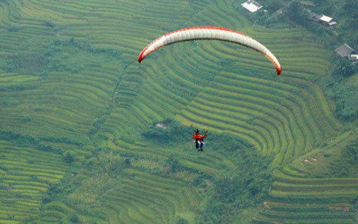 Vietnam: Bientôt le festival de parapente au col Khau Pha à Yên Bai