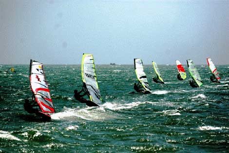 Planche à voile. Champion du Vietnam en touriste!