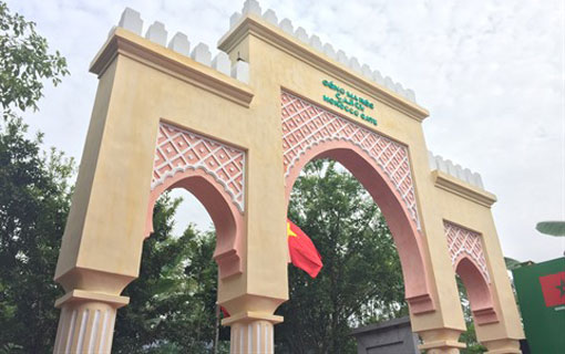 La Porte du Maroc restaurée à Hanoï La Porte du Maroc restaurée à Hanoï