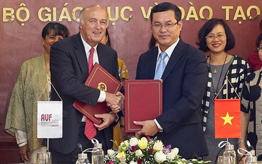 De nouveaux projets associent le Vietnam et l’Agence universitaire de la Francophonie (AUF)
