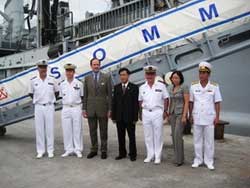 Da Nang accueille un navire de la Marine française