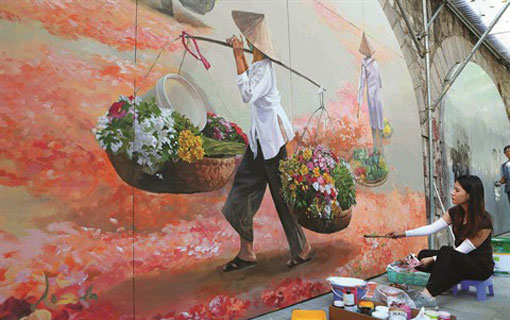 Le street art (art urbain) appose sa touche dans la capitale Le street art (art urbain) appose sa touche dans la capitale