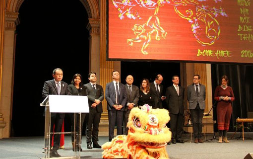 Le Nouvel An vietnamien célébré à l’Hôtel de ville de Paris Le Nouvel An vietnamien célébré à l’Hôtel de ville de Paris