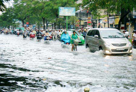 Inondations à Hô Chi Minh-Ville (Vietnam) 