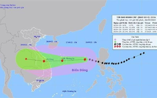 Le super-typhon Noru devrait toucher le Vietnam le 27 septembre