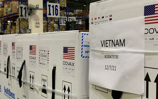 Les États-Unis font don de 4,4 millions de doses de vaccin Pfizer supplémentaires au Việt Nam, l'Australie envoie 1,1 million de doses