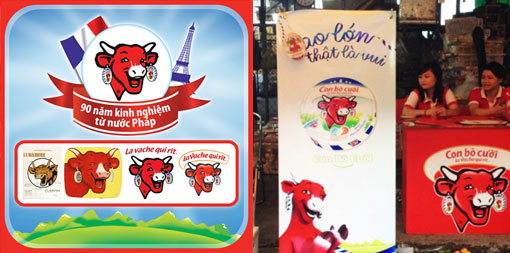 La Vache qui rit s'invite dans la rue au Vietnam La Vache qui rit s'invite dans la rue au Vietnam