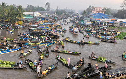 Le sud du Vietnam au fil de l'eau