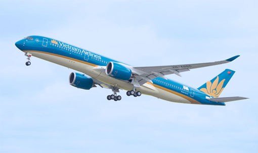 L’Airbus A350 de Vietnam Airlines s’envole