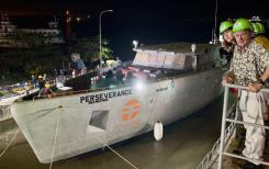 Le chantier Piriou Vietnam met à l’eau le voilier Persévérance, navire avitailleur du « Polar Pod »
