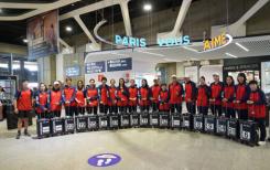 Les volleyeuses vietnamiennes arrivent en France Les volleyeuses vietnamiennes arrivent en France